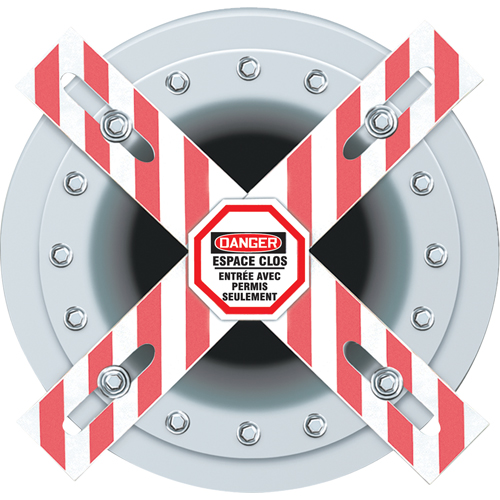 Danger Man-Way Cross Barrier OSI Industrial Sales