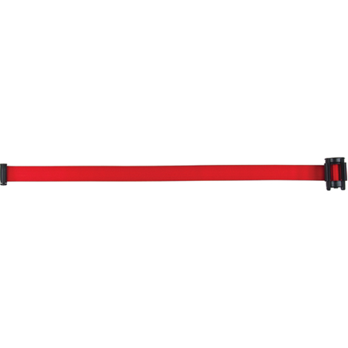 Cartouche de ruban pour assembler votre propre barri&egrave;re de contr&ocirc;le des foules, 12', Ruban Rouge OSI Industrial Sales