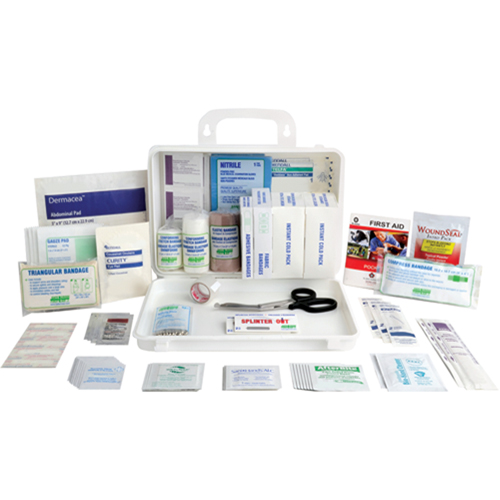 Sports First Aid Kits, Class 1 Medical Device, Plastic Box OSI Industrial Sales
