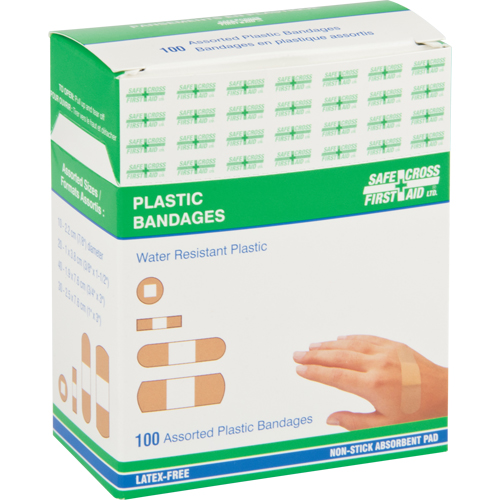 Bandages, Assorted, Plastic, Sterile OSI Industrial Sales
