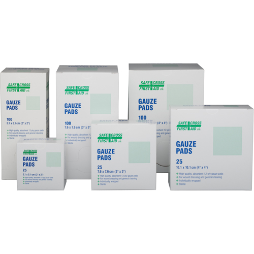 Gauze , Pad, 2" L x 2" W, Sterile, Medical Device Class 1 OSI Industrial Sales