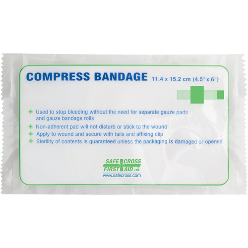 Pansements compressifs, embouts gaufr&eacute;s, Couper au besoin lo x 4-1/2" la OSI Industrial Sales