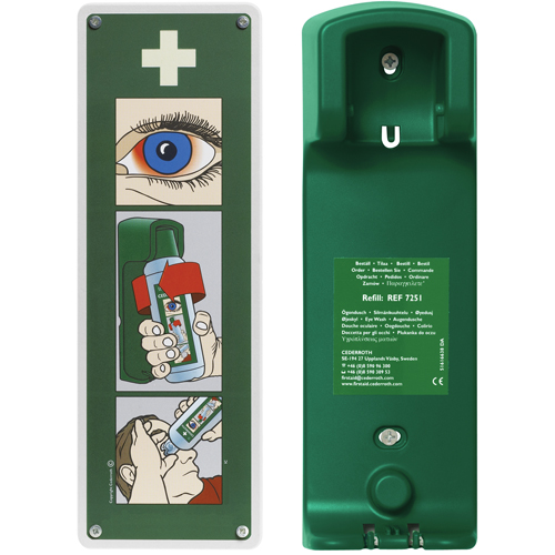 Support mural pour solution ophtalmique Cederroth OSI Industrial Sales
