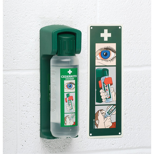 Support mural pour solution ophtalmique Cederroth OSI Industrial Sales
