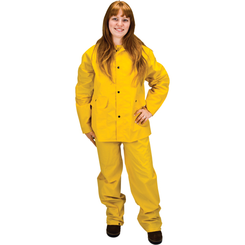 RZ100 Rain Suit, Polyester/PVC, Medium, Yellow OSI Industrial Sales