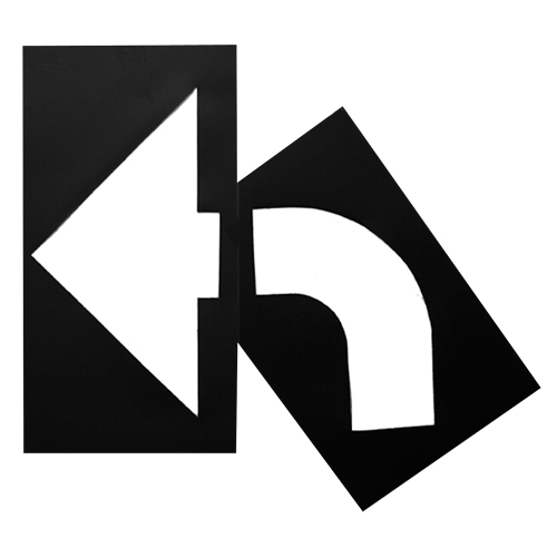 Parking Lot Stencils, English, 8" x 27" OSI Industrial Sales