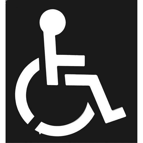 Parking Lot Stencils, English, 37" x 43" OSI Industrial Sales