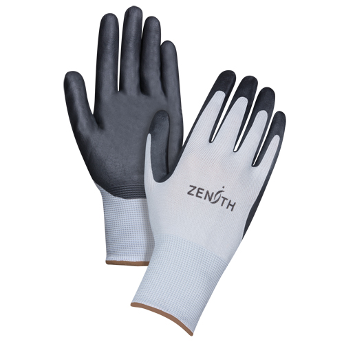 Lightweight Breathable Coated Gloves, 9/Large, Foam Nitrile Coating, 13 Gauge, Polyester Shell OSI Industrial Sales