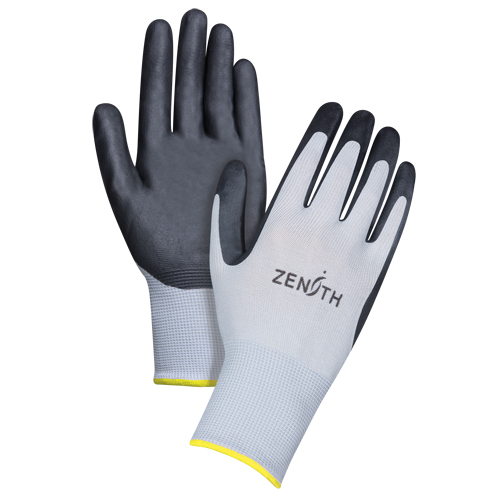 Gants l&eacute;gers enduits et respirants, 11/2T-Grand, R&ecirc;vetement Mousse de nitrile, Calibre 13, Enveloppe en Polyester OSI Industrial Sales