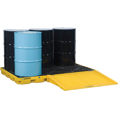 Centres d'accumulation EcoPolyBlend, Capacit&eacute; de d&eacute;versement 73 gal. US, 73" x 49" x 5,5" OSI Industrial Sales