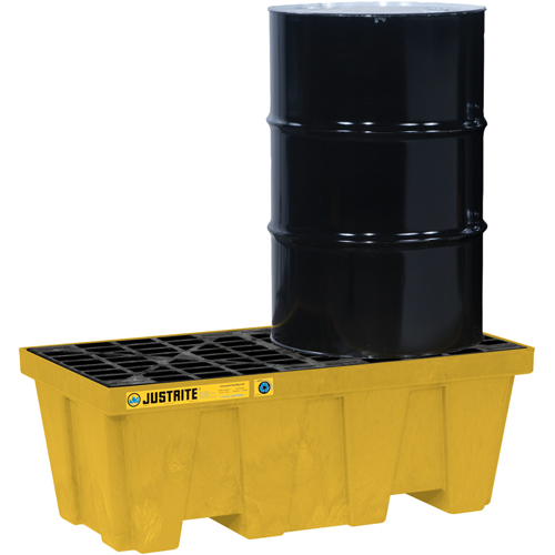 EcoPolyBlend Spill Control Pallets - Without Drain, 66 US gal. Spill Capacity, 49" x 25" x 18" OSI Industrial Sales