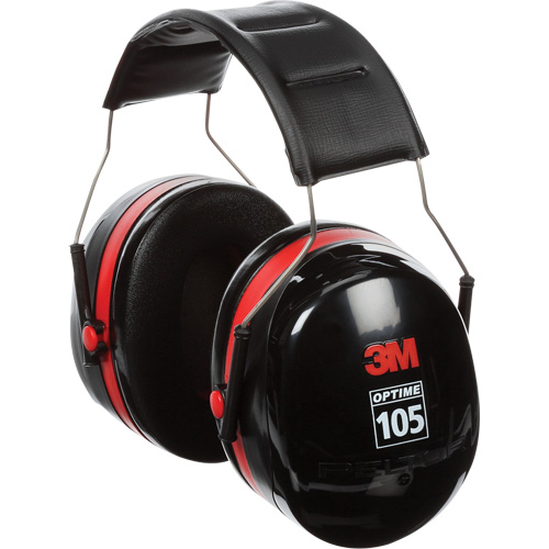 Serres-t&ecirc;tes de s&eacute;rie Peltor Optime 105, Bandeau, 30 NRR dB OSI Industrial Sales