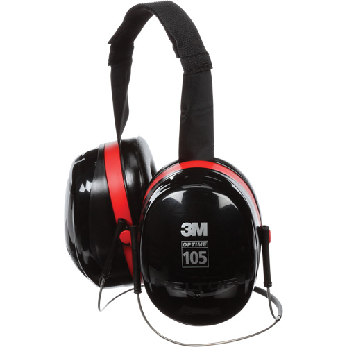 Serres-t&ecirc;tes de s&eacute;rie Peltor Optime 105, Cordon cervical, 29 NRR dB OSI Industrial Sales