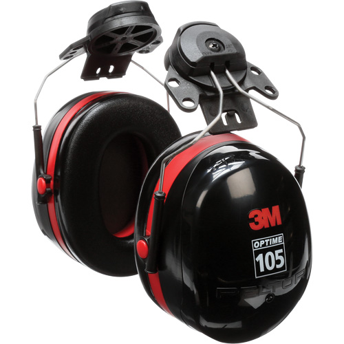 Serres-t&ecirc;tes de s&eacute;rie Peltor Optime 105, Fixation pour casque, 27 NRR dB OSI Industrial Sales