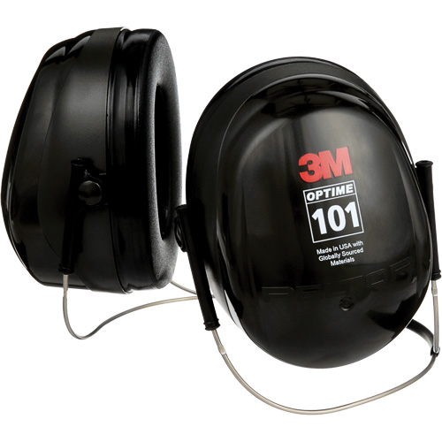 Peltor Optime 101 Series Earmuffs, Neckband, 26 NRR dB OSI Industrial Sales