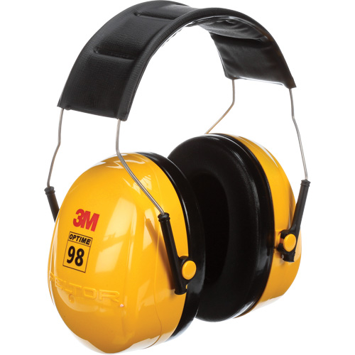Serres-t&ecirc;tes de s&eacute;rie Peltor Optime 98, Bandeau, 25 NRR dB OSI Industrial Sales