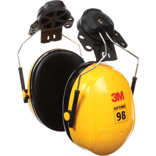 Serres-t&ecirc;tes de s&eacute;rie Peltor Optime 98, Fixation pour casque, 23 NRR dB OSI Industrial Sales