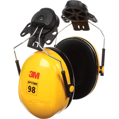 Serres-t&ecirc;tes de s&eacute;rie Peltor Optime 98, Fixation pour casque, 23 NRR dB OSI Industrial Sales