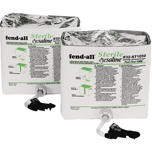 Cartouches de liquide pour poste de douche oculaire Fendall Pure Flow 1000, 1120 oz OSI Industrial Sales