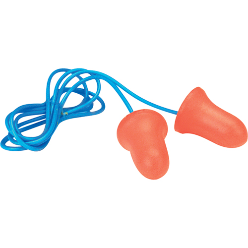 Bouchons d'oreilles en mousse Maximum de Howard Leight, Vrac - Boîte, Avec cordon OSI Industrial Sales