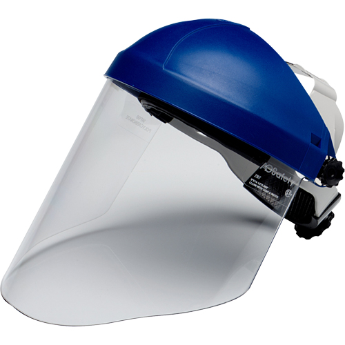 Ratchet Headgear with Faceshield, Polycarbonate, Ratchet Suspension OSI Industrial Sales
