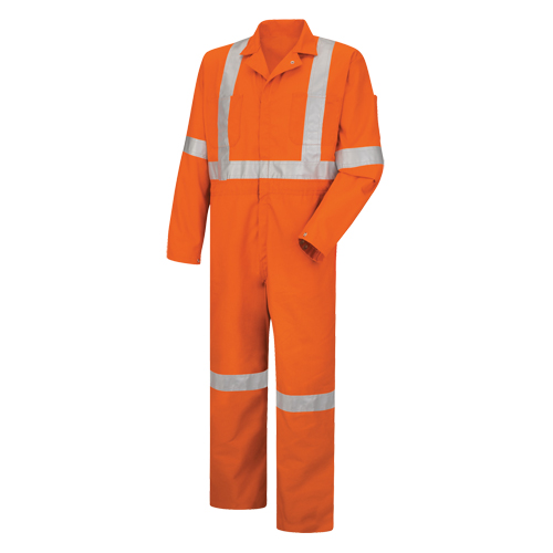 Combinaisons haute visibilit&eacute;, Hommes, Orange, Taille 38 OSI Industrial Sales