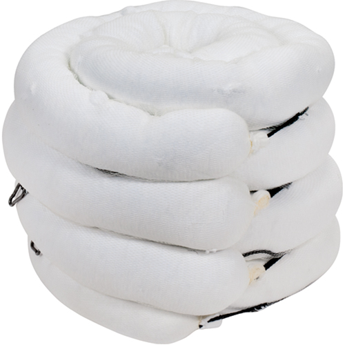 Premium Sorbent Boom, Oil Only, 10' L x 5" W, 35 Gal. Absorbancy, 4 /Pack OSI Industrial Sales