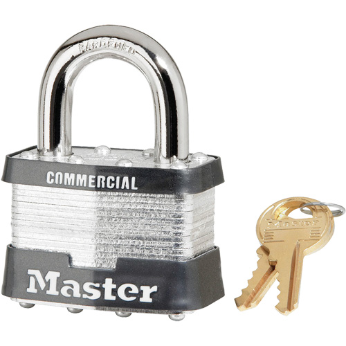 Cadenas lamin&eacute;, Argent, Cl&eacute;s identiques, Acier lamin&eacute;, Largeur de 2" OSI Industrial Sales
