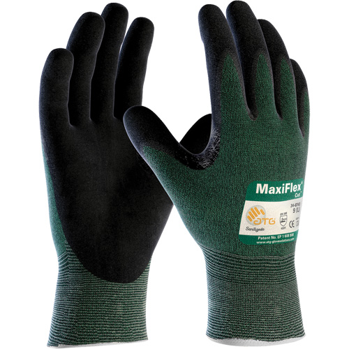 Gants en tricot sans coutures MaxiFlex Cut ATG, Taille T-petit, Calibre 15, Rev&ecirc;tement Mousse de nitrile, Enveloppe en Poly&eacute;thyl&egrave;ne, ANSI/ISEA 105 niveau 2/EN 388 niveau 3 OSI Industrial Sales