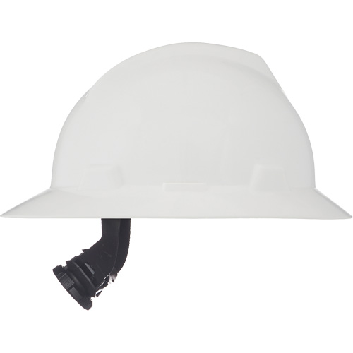 Casques de s&eacute;curit&eacute; &agrave; bordure compl&egrave;te V-Gard, R&eacute;pond aux normes CSA type 1, Suspension Rochet, Non ventil&eacute; OSI Industrial Sales