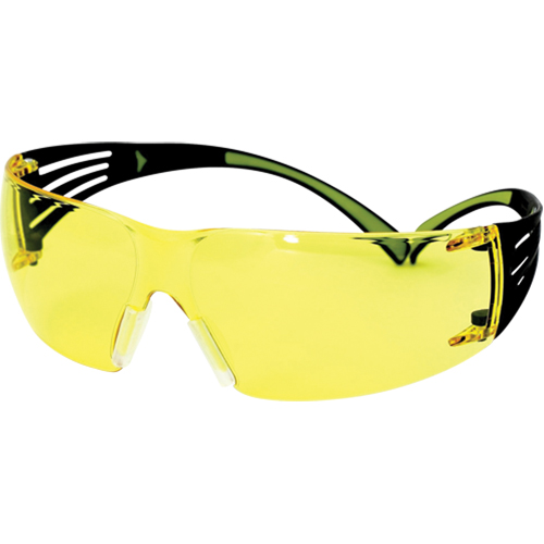 Securefit 400 Series Safety Glasses, Amber Lens, Anti-Fog/Anti-Scratch, ANSI Z87+/Meets/Exceeds CSA Z94.3 OSI Industrial Sales