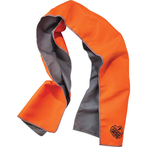 Serviette de refroidissement en microfibre Chill-Its 6602MF, Orange haute visibilit&eacute; OSI Industrial Sales