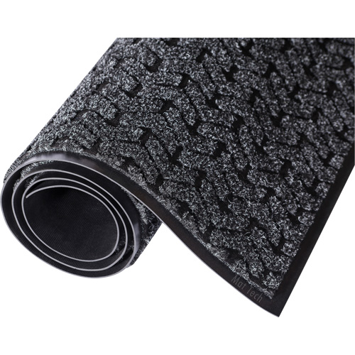 Tapis de couloir Tire-Track, Essuie-pieds/grattoir, 4' x 6' x 3/8", Charbon OSI Industrial Sales