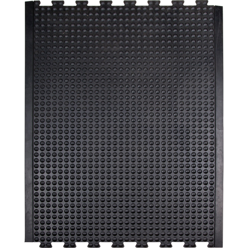 Anti-Fatigue Dome Matting, Bubbled, 3' x 4' x 1/2", Black, Rubber OSI Industrial Sales