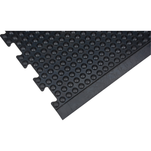 Anti-Fatigue Dome Matting, Bubbled, 3' x 4' x 1/2", Black, Rubber OSI Industrial Sales