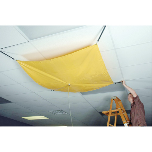 Ultra-Drip Diverter&reg; Roof Drip Diverter, 20' L x 20' W, Vinyl OSI Industrial Sales