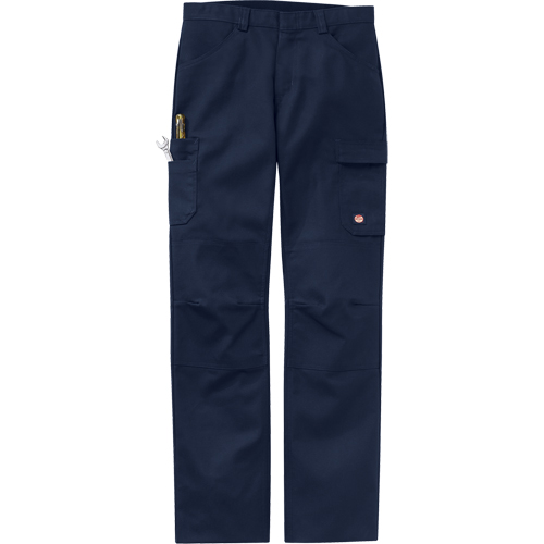 Pantalons performance pour atelier, Toile/Coton/Polyester, Bleu marine, Taille 30, Entrejambe 37 OSI Industrial Sales