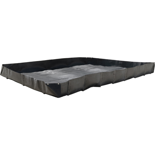 Economy Berms, 187 gal. Capacity, 5' W x 5' L x 12" H, L-Bracket OSI Industrial Sales