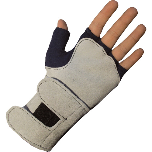 Gant antichocs avec support de poignet, Petit, Paume en Synth&eacute;tique, Poignet &agrave; enfiler OSI Industrial Sales