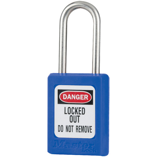 Cadenas de s&eacute;curit&eacute; S31 Zenex, Bleu, Cl&eacute;s identiques, Thermoplastique, Largeur de 1-3/8" OSI Industrial Sales