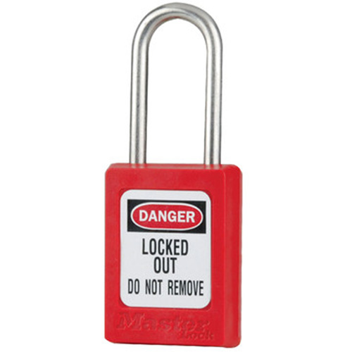 Cadenas de s&eacute;curit&eacute; S31 Zenex, Rouge, Cl&eacute;s identiques, Thermoplastique, Largeur de 1-3/8" OSI Industrial Sales