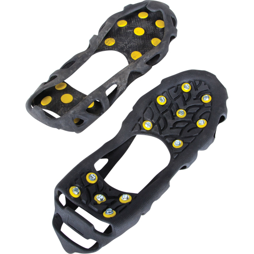 Heavy-Duty Anti-Slip Ice Cleats, Steel, Stud Traction, Medium OSI Industrial Sales