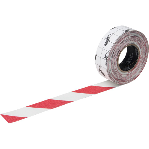 Premium Anti-Skid Tape, 2" x 60', Red & White OSI Industrial Sales