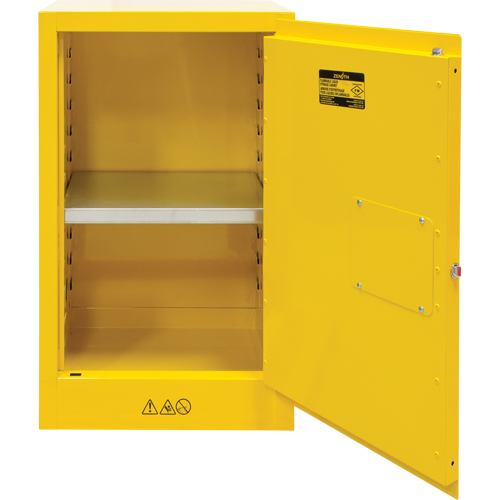 Flammable Storage Cabinet, 12 gal., 1 Door, 23" W x 35" H x 18" D OSI Industrial Sales
