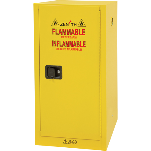 Armoire pour produits inflammables, 16 gal., 1 Porte(s), 23" La x 44" h x 18" p OSI Industrial Sales