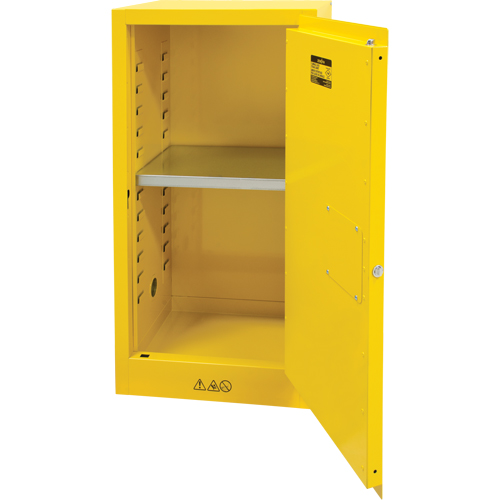Armoire pour produits inflammables, 16 gal., 1 Porte(s), 23" La x 44" h x 18" p OSI Industrial Sales