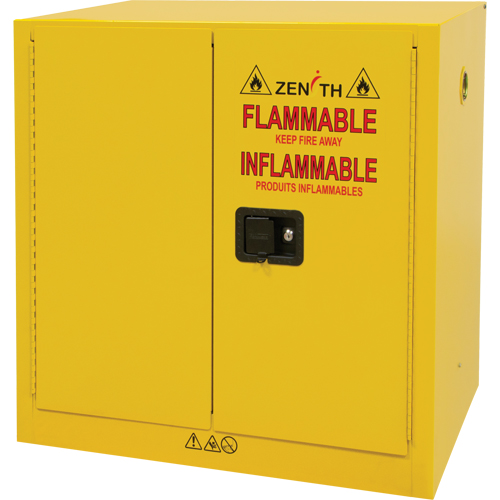 Armoire pour produits inflammables, 22 gal., 2 Porte(s), 35" La x 35" h x 22" p OSI Industrial Sales