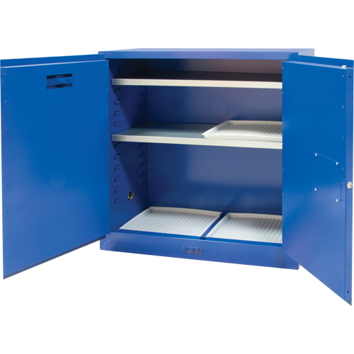Corrosive Liquids Cabinet, 30 gal., 43" x 44" x 18" OSI Industrial Sales