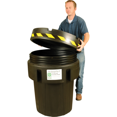 Baril de r&eacute;cup&eacute;ration Ultra-Recycled Overpack, 95 gal., Stationnaire OSI Industrial Sales