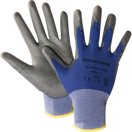 Gants mod&egrave;le WE50 Lite North Workeasy, 9/Grand, R&ecirc;vetement Polyur&eacute;thane, Calibre 18, Enveloppe en Nylon OSI Industrial Sales